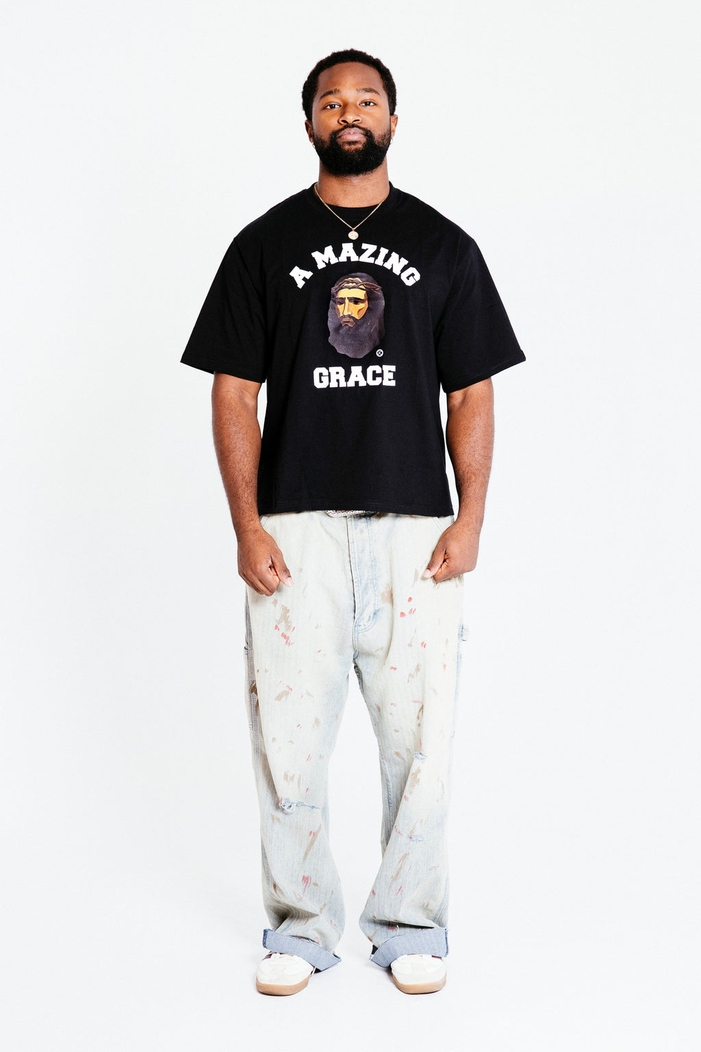 JESUS PEACE TEE (Black)